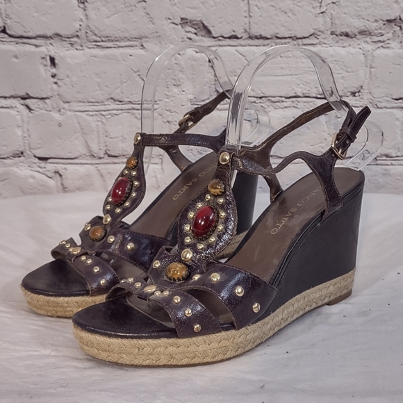 Franco Sarto Shoes - Franco Sarto brown platform sandals